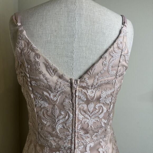 Speechless Juniors Shimmer Embroidered Lace Fit and Flare Dress Size 11 EUC - Picture 7 of 10